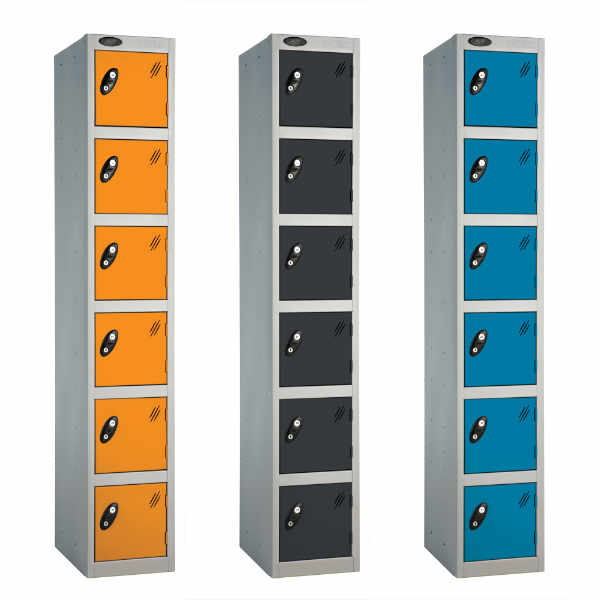 Six Tier Steel Lockers 3