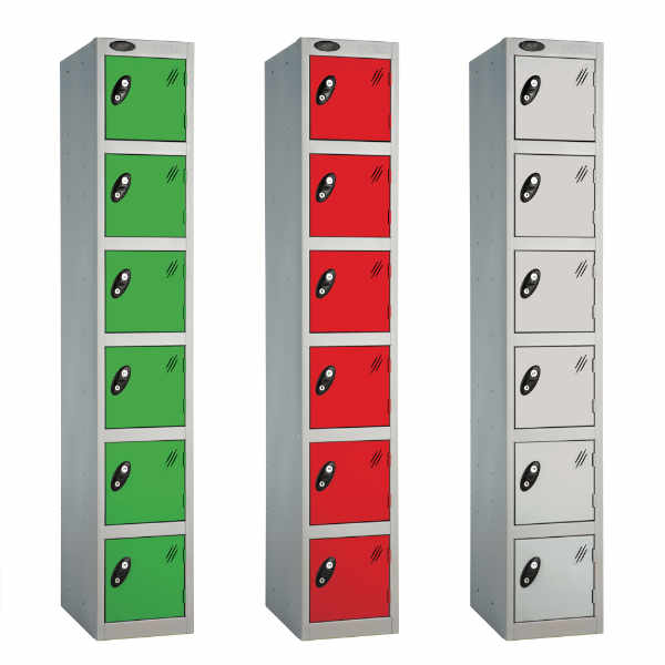 Six Tier Steel Lockers 4