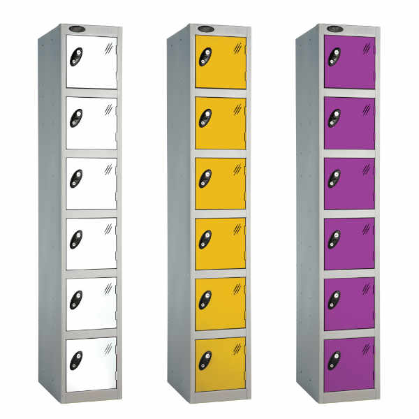 Six Tier Steel Lockers 4