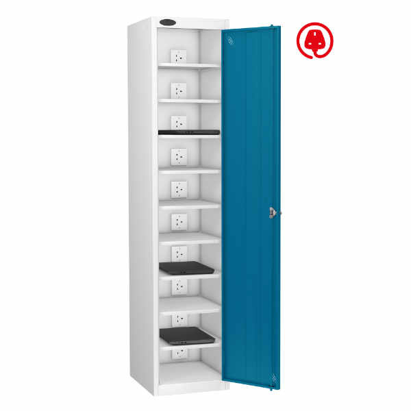 8 Compartment Recharging Laptop Locker - 1