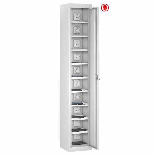 8 Compartment Recharging Laptop Locker - 2