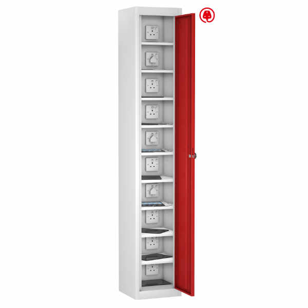 8 Compartment Recharging Laptop Locker - 4