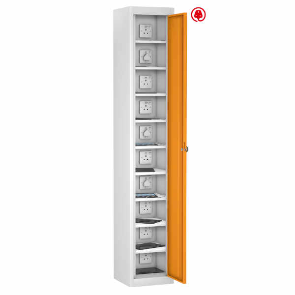 8 Compartment Recharging Laptop Locker - 5