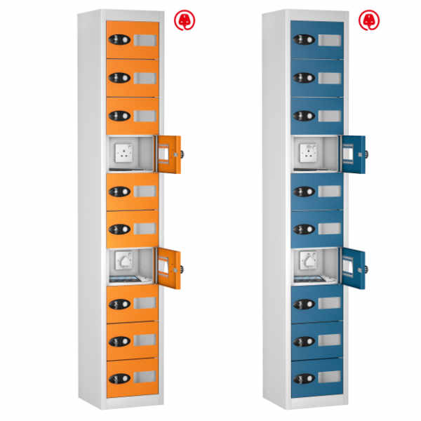 8 Compartment Recharging Laptop Locker - 2