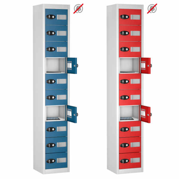 8 Compartment Recharging Laptop Locker - 4