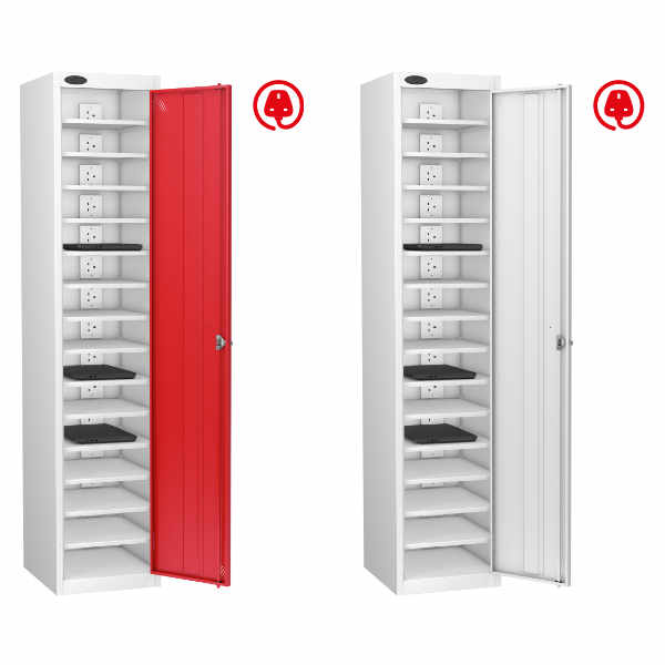 8 Compartment Recharging Laptop Locker - 2