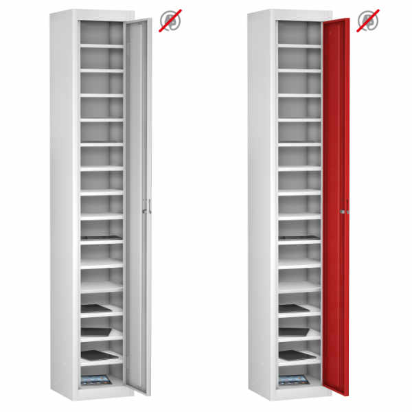 15 Compartment Recharging Tablet Locker - 1