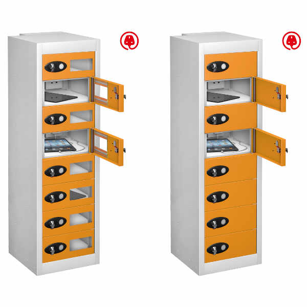 8 Compartment Recharging Laptop Locker - 4