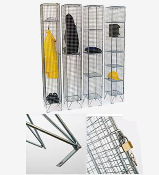 Multi Compartment Mesh Lockers