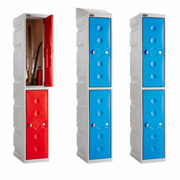 4 Tier Plastic School Locker - 3