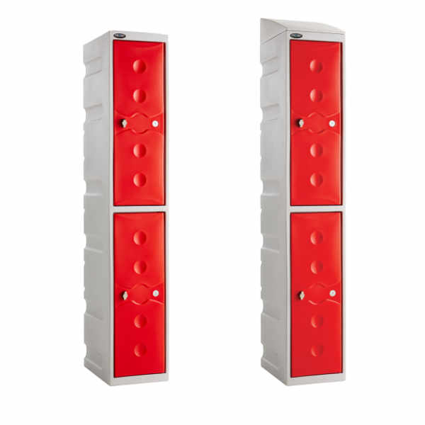 4 Tier Plastic School Locker - 4