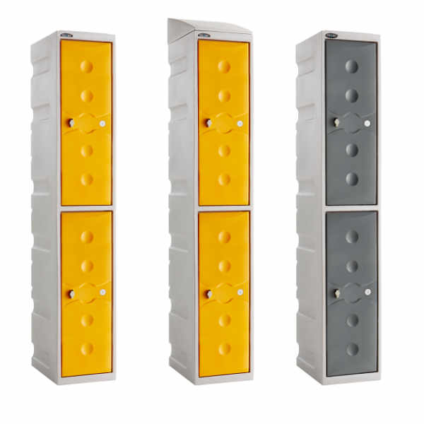 4 Tier Plastic School Locker - 1