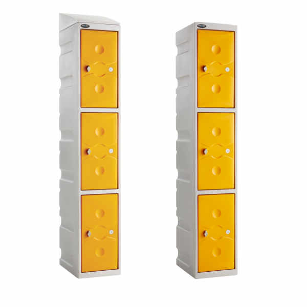 3 Tier Plastic Gym Locker - 5