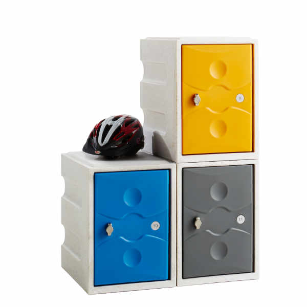 4 Tier Plastic School Locker - 4